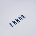 practical guidance after errors start